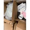 Image 5 : (4) Boxes of Assorted Office Supplies, Lamp Shades and More Used for Filming