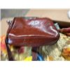 Image 3 : (1) Box of Vintage Throws, Purse and More