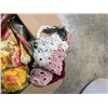 Image 5 : (1) Box of Vintage Throws, Purse and More