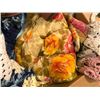 Image 7 : (1) Box of Vintage Throws, Purse and More