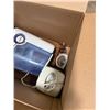 Image 20 : (3) Boxes of Records, Assorted Decorations for Apartment Scene Including Humidifier, Books, Trinket 