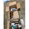 Image 2 : (3) Boxes of Records, Assorted Decorations for Apartment Scene Including Humidifier, Books, Trinket 