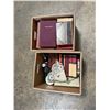 Image 1 : (2) Boxes of Assorted Vintage Books, Cedar Box and More