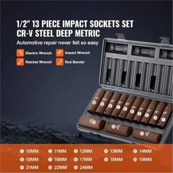 Vevor Impact Socket Set Model SS217813A