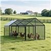Image 1 : NIB Vevor Chicken Coop 3.3FTx9.8FTx3.3FT Model CRCFG0103