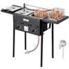 Image 1 : NIB Vevor Outdoor Freestanding Deep Fryer Model DBFY01