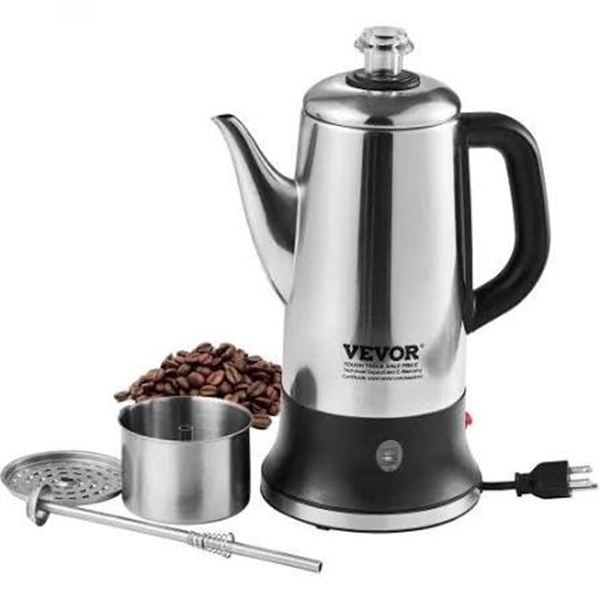 NIB Vevor Stainless Steel Coffee Maker Model SFC18100S