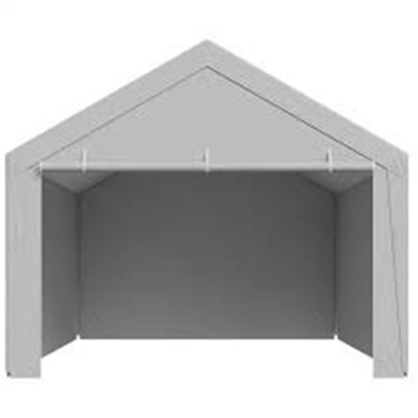 NIB Vevor Grey Carport Replacement Cover for 12x20 Style SXYQCPBHDC12x20