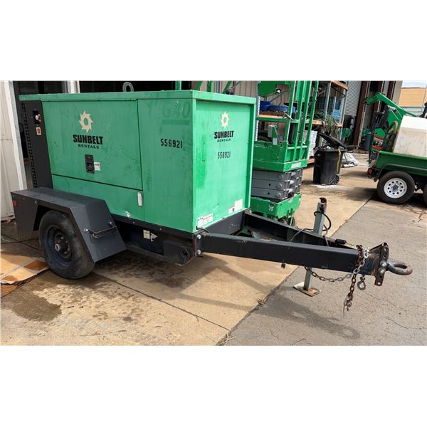 (556921) 2013 Doosan G40 Intracore Portable Power 30KW Diesel Towable Generator 5595 Hrs (Starts 