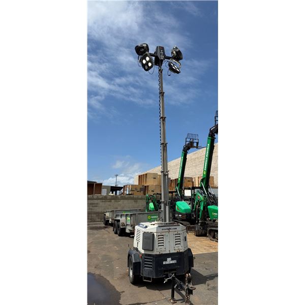 (10147150) Eco-Light EL1250 LED Light Tower (Starts & Runs, All 4 Lights Work - See Video)