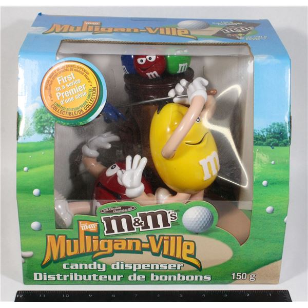 M&M MULLIGAN-VILLE CANDY DISPENSER STILL IN BOX