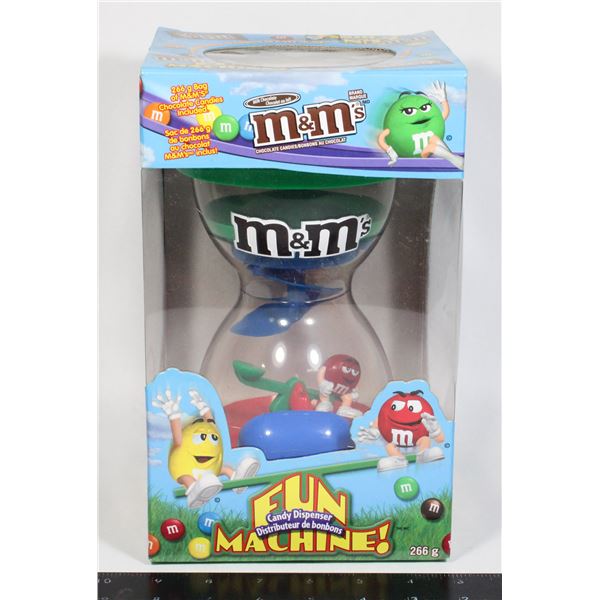 VINTAGE M&M'S FUN CANDY DISPENSER MACHINE