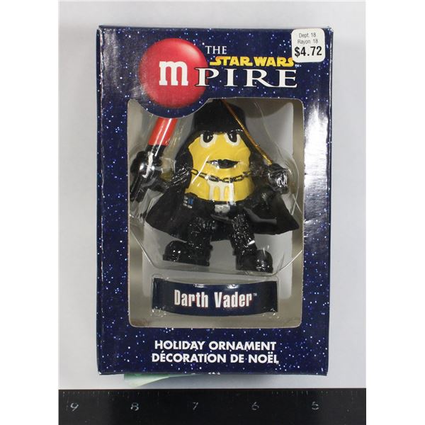 M&M STAR WARS THE MPIRE HOLIDAY ORNAMENT FEATURING