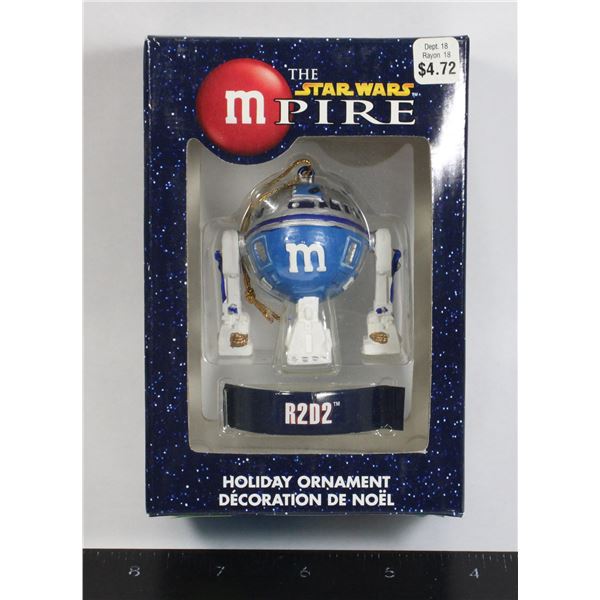 M&M STAR WARS THE MPIRE HOLIDAY ORNAMENT FEATURING