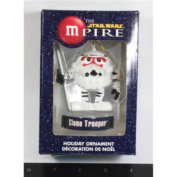 M&M STAR WARS THE MPIRE HOLIDAY ORNAMENT FEATURING