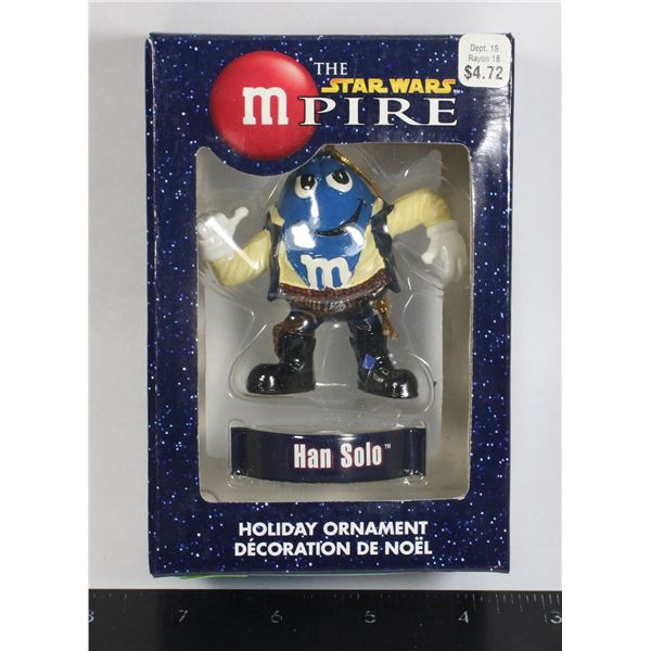 M&M STAR WARS THE MPIRE HOLIDAY ORNAMENT FEATURING