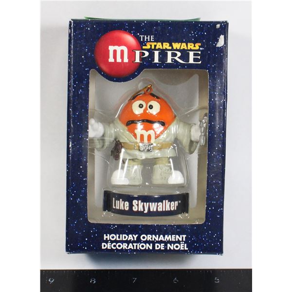 M&M THE STAR WARS MPIRE HOLIDAY ORNAMENT FEATURING