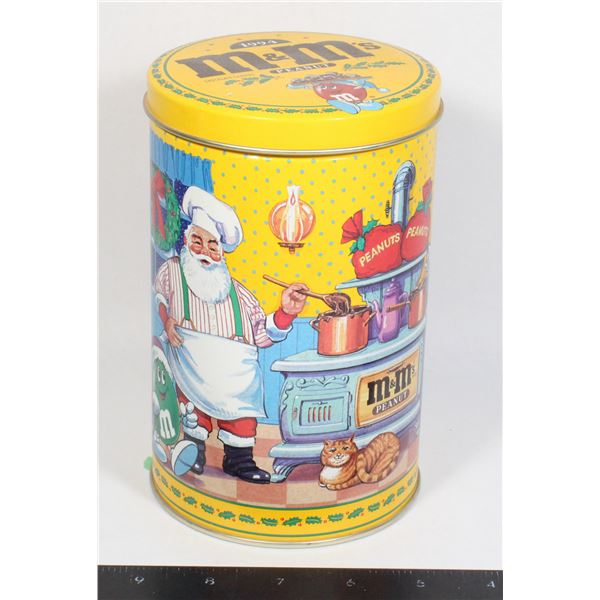 M&MS 1994 PEANUT CANDY TIN