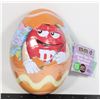 Image 1 : M&M ORANGE EASTER EGG TIN STILL HAS SEAL ON IT
