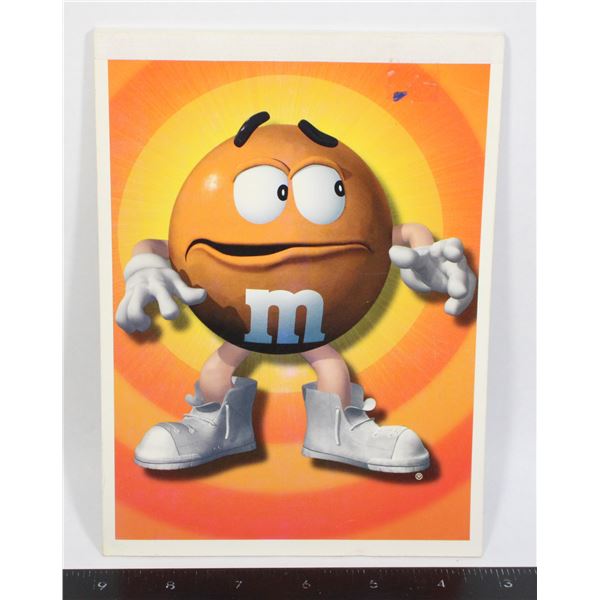 M&M NOTE PAD FEATURING ORANGE