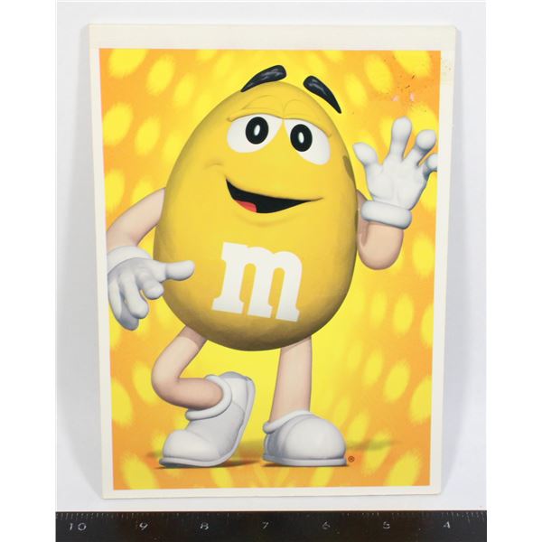 M&M NOTEPAD FEATURING YELLOW