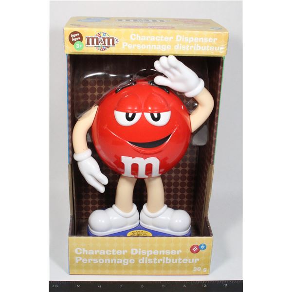 YELLOW M&M CHARACTER CANDY DISPENSER