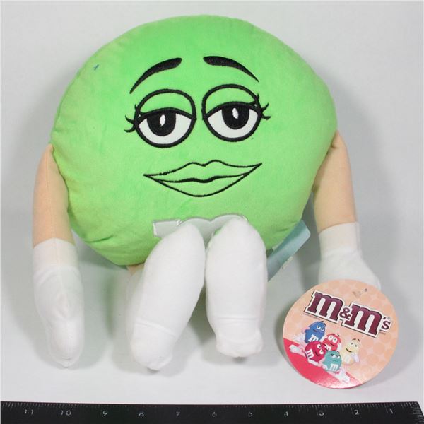 SMALL M&M GREEN PLUSHIE