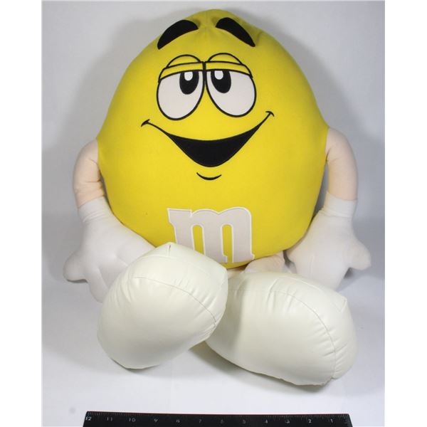 LARGE M&M YELLOW PLUSHIE