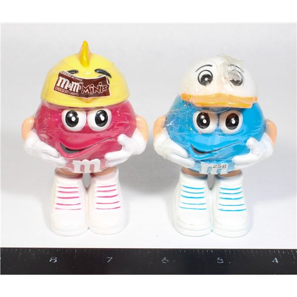 LOT OF 2 SEALED VINTAGE MINI EASTER RED M&M AND