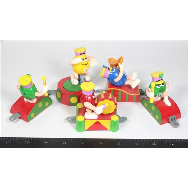 VINTAGE 2005-2006 M&M TRAIN PIECES. DUPLICATE