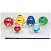 Image 1 : LOT OF 6 VINTAGE M&M CHARACTER 2002 EMPTY