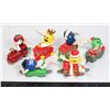 Image 1 : LOT OF VINTAGE HOLIDAY M&M HOLIDAY TRAIN PIECES