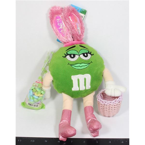 2003 MS. GREEN VINTAGE EASTER BUNNY PLUSH TOY