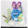 Image 1 : 2003 VINTAGE BLUE M&M EASTER BUNNY WITH PAINT