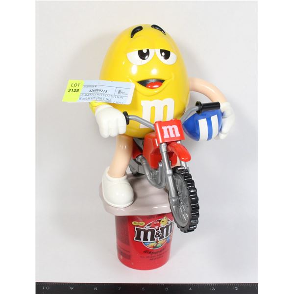 VINTAGE M&M LIMITED EDITION YELLOW M&M ON DIRT