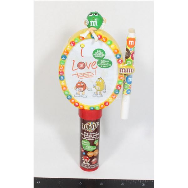 VINTAGE SEALED MS GREEN ON TOP M&M'S DRY ERASE