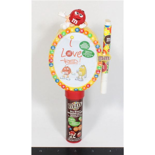VINTAGE SEALED RED M&M ON TOP M&M'S DRY ERASE