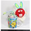 Image 1 : VINTAGE M&M EASTER THEME MUG DISHWASHER &