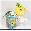 Image 1 : M&M EASTER MUG WITH CANDY INSIDE FEATURING YELLOW