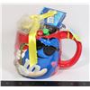 Image 1 : VINTAGE M&M CERAMIC BLUE M&M WEARING SUNGLASSES