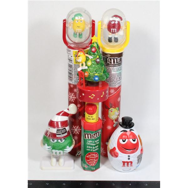 LOT OF SEALED CHRISTMAS/WINTER M&M'S CANDY