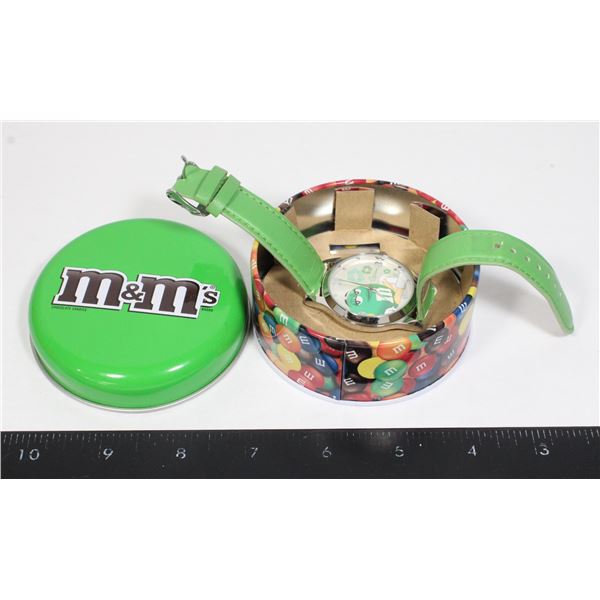 VINTAGE 2008 OFFICIAL LICENSED M&M MS.GREEN WATCH