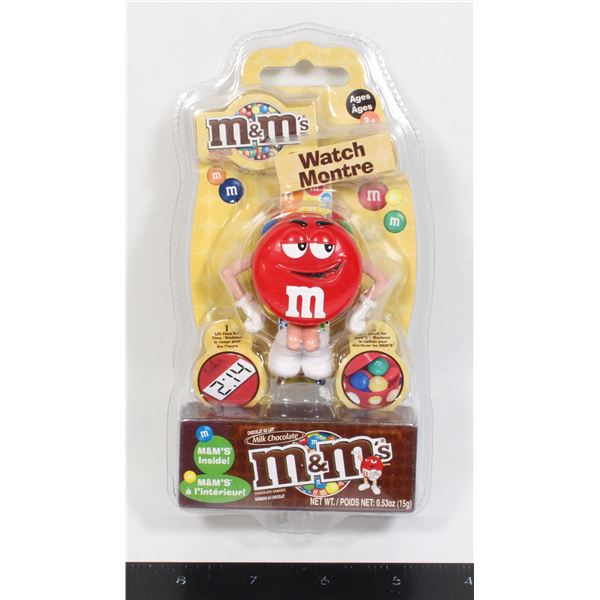 VINTAGE M&M RED CHARACTER 3D DIGITAL WRIST WATCH
