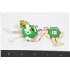 Image 1 : LOT OF 2 VINTAGE M&M MS.GREEN CHARACTER FIGURES