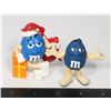 Image 1 : VINTAGE RARE BLUE M&M CHRISTMAS CHARACTER WITH