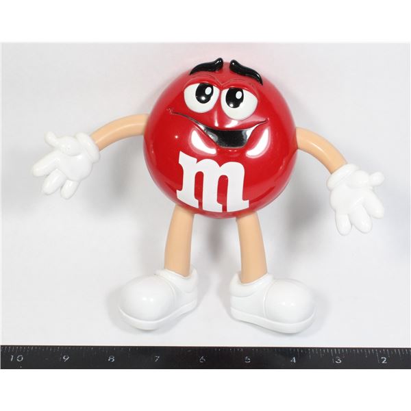 M&M PLASTIC FIGURINE FEATURING RED