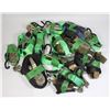 Image 1 : LARGE LOT OF RATCHET TIE DOWNS, STRAPS, AND OTHER