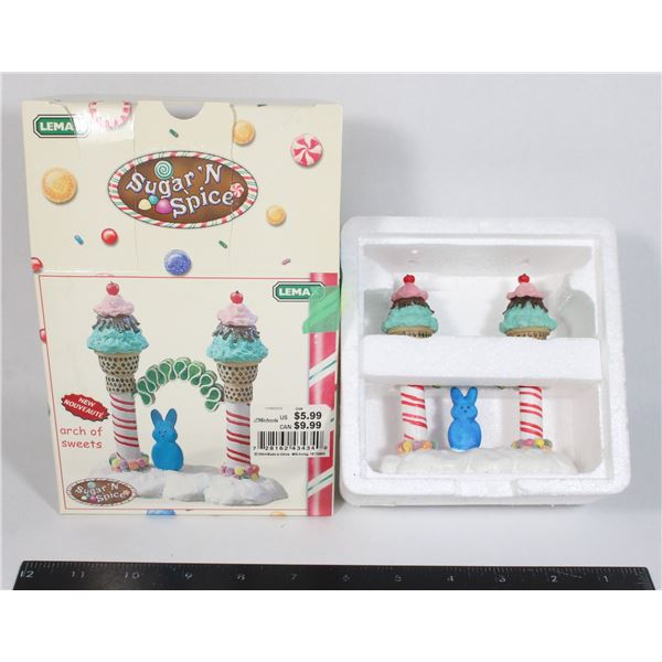 VINTAGE RETIRED LEMAX SUGAR 'N SPICE ARCH OF