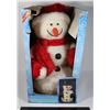 Image 1 : ILLUMINATED SNOWMAN HAS ORIGINAL BOX BUT BOX IS RO