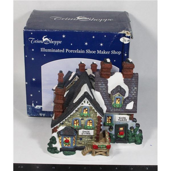 VINTAGE TRIM SHOPPE ILLUMINATED PORCELAIN